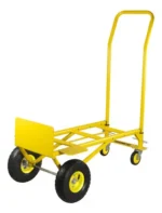 Carro Carrito Zorra De Acero Dos Posicio Crossmaster 9931148 Amarillo - Imagen 3