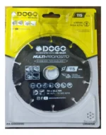 Disco Corte Multifuncional 115mm Dogo Madera Plastico Metal Negro - Imagen 2