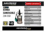 Bomba Sumergible Agua Limpia 550 W Shimura Acero Inox 2jh550 - Imagen 2