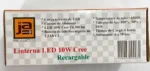 Linterna Cuerpo De Aluminio Led 10w Recargable Por Usb Ja Led Negro - Imagen 3