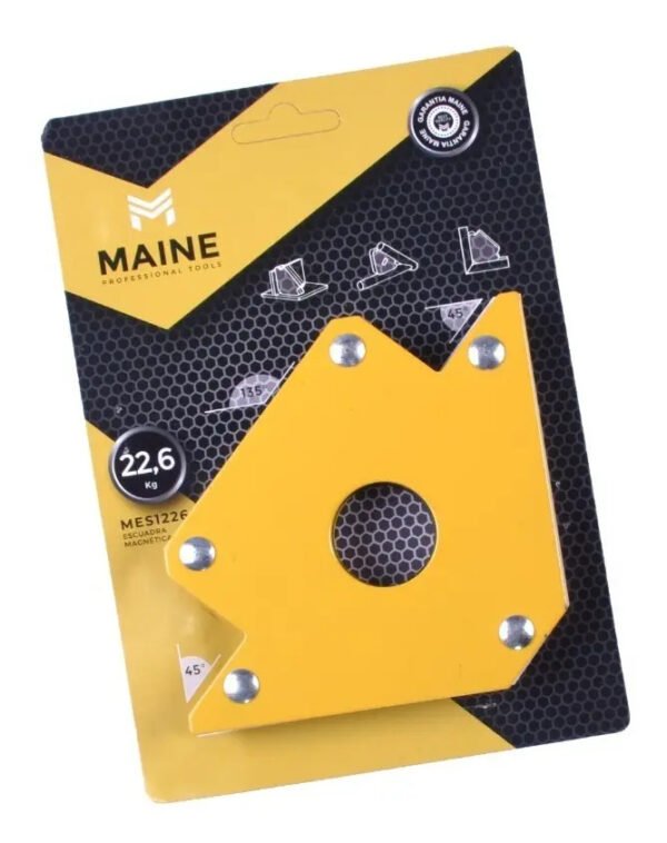 Escuadra Soporte Magnetico Maine 22,6kg Para Soldar Mes1226