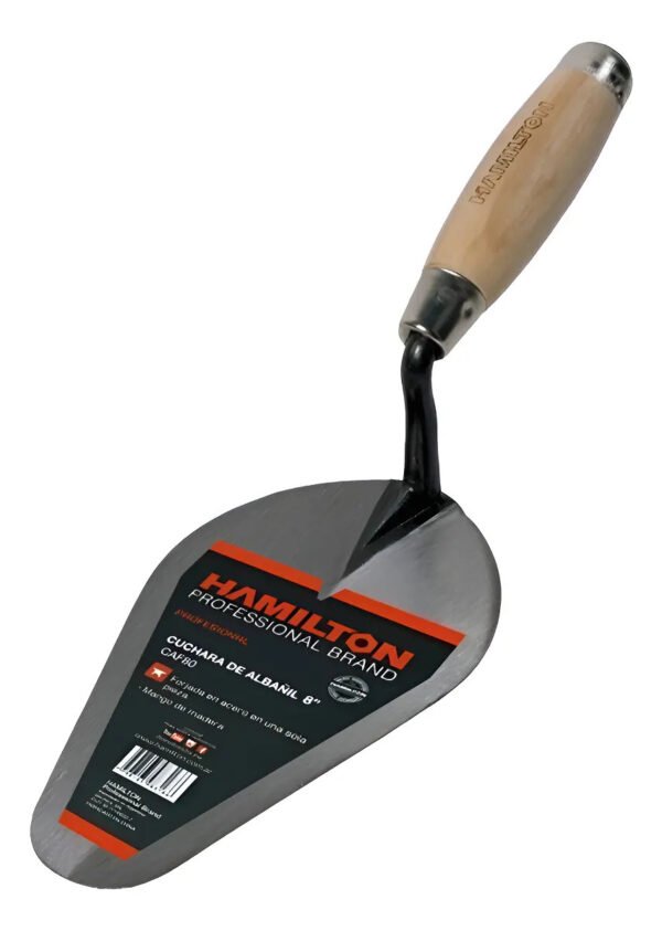Cuchara De Albañil - Nº 7 Forjada En Acero Hamilton Caf70 Cuchara Albanil