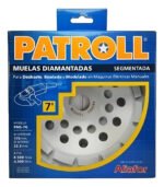 Disco De Muela Diamantada Segmentada 180 Mm Patroll Pms-7g Naranja Claro - Imagen 2