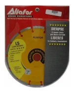 Disco Diamantado 7 PuLG. Aliafor Ls Laser General 180mm Amarillo - Imagen 2