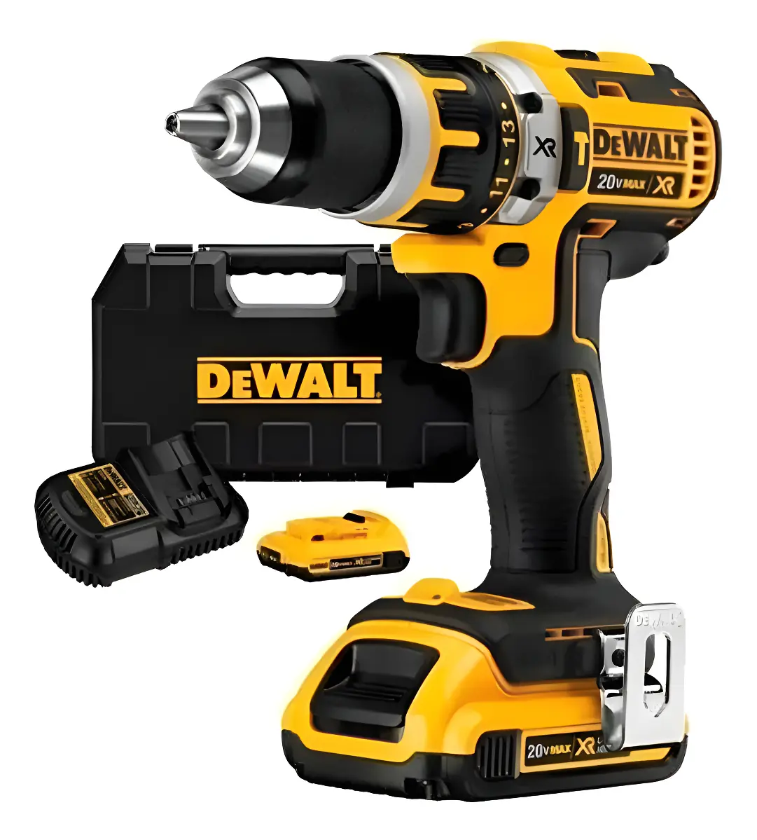 Taladro Atornillador Percutor Dewalt Inalambrico 20v Dcd796 Amarillo Taladro Atornillador Percutor Dewalt Inalambrico 20v Dcd796 Amarillo - Imagen 1