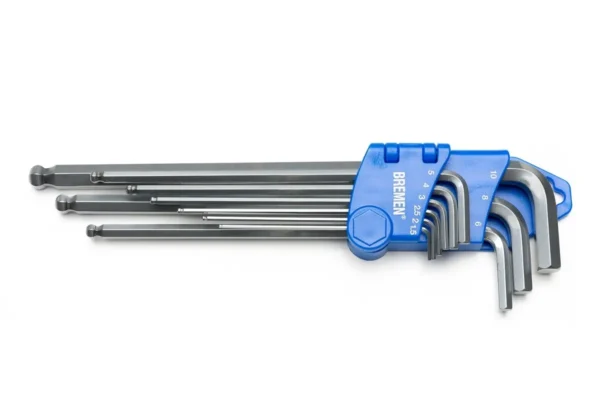 Llave Allen X 9 Pza Larga Cardanica Pulgada Bremen 3971