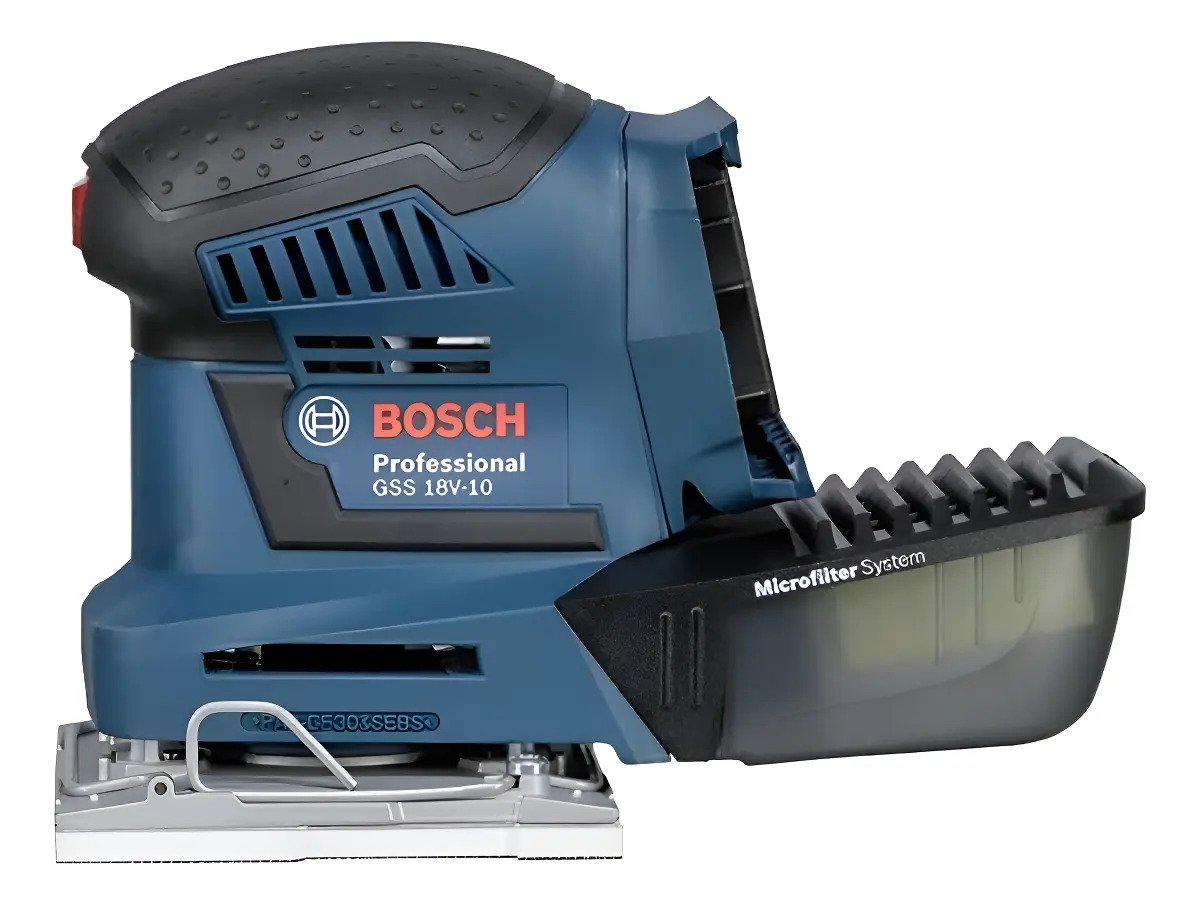 Lijadora Orbital De Palma Bosch A Bateria Gss 18v Gss18v-10 Azul 50 Lijadora Orbital De Palma Bosch A Bateria Gss 18v Gss18v-10 Azul 50 - Imagen 1