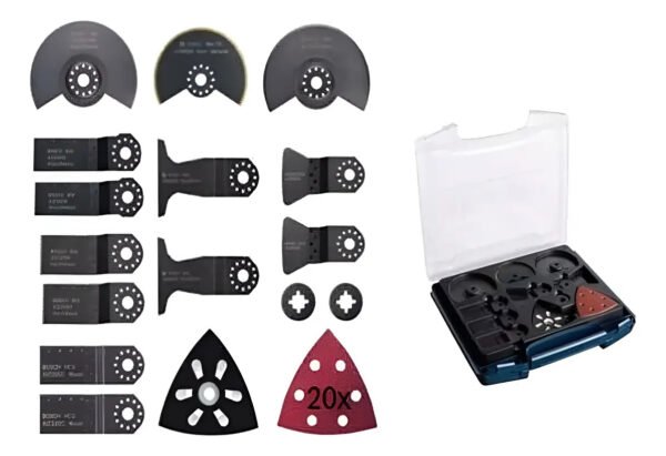 Set Juego 34 Pieza Multicortadora Oscilante Gop Bosch Maleti