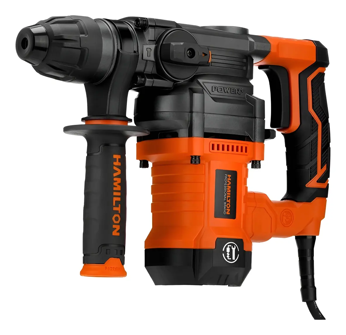 Rotomartillo Sds Plus Hamilton 1000w 4j Con Maletin Hrm002 Naranja 50 Hz/60 Hz Rotomartillo Sds Plus Hamilton 1000w 4j Con Maletin Hrm002 Naranja 50 Hz/60 Hz - Imagen 1