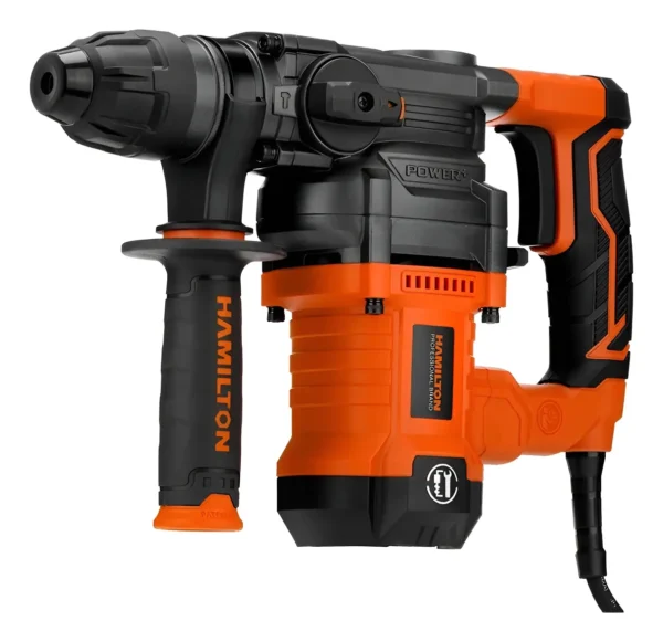 Rotomartillo Sds Plus Hamilton 1000w 4j Con Maletin Hrm002 Naranja 50 Hz/60 Hz