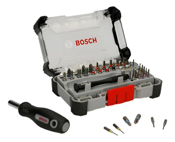 Kit De Atornillado De Precisión Con 42 Piezas Gris Bosch Gris