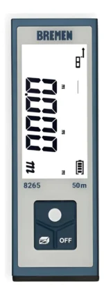 Medidor Laser Distancia 50 Mts Recargable Bremen 8265