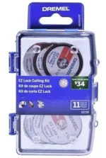 Kit De Discos De Corte Acople Rapido Ez728 Dremel Mini Torno Plateado - Imagen 3