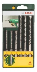 Set Juego Mechas Bosch 6 Piezas Sds Plus Para Rotomartillo - Imagen 2