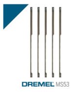 Kit Hoja Sierra Caladora Dremel Ms53 X 5 Moto Saw Metal - Imagen 4