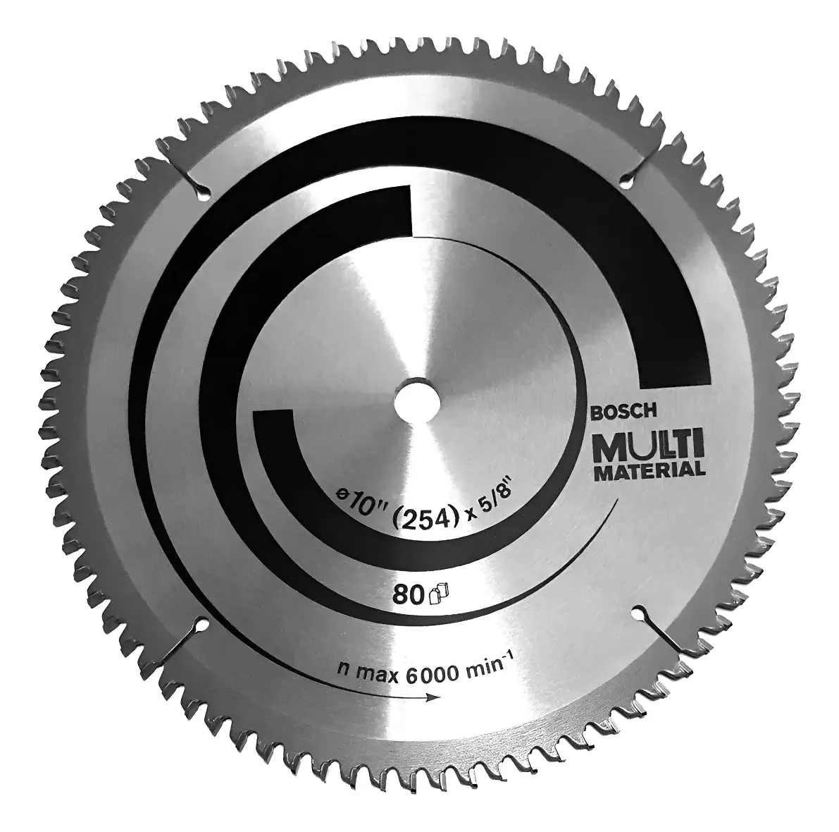 Hoja Disco Sierra Ingleta Multimaterial Bosch 254mm 80d 966 Plateado Hoja Disco Sierra Ingleta Multimaterial Bosch 254mm 80d 966 Plateado - Imagen 1