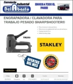 Engrampadora Grapadora Clavadora Manual Stanley Tr250 Abasto - Imagen 2