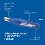Dremel Pet 7350 Limador De Uñas Mascotas Perro Bajo Ruido Azul Mediano - Imagen 3