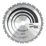 Hoja Disco De Sierra Circular Bosch Optiline Wood 235mm 24d Gris