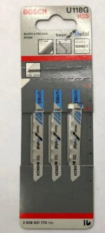 Hojas De Sierra Caladora X 3 Unid. Bosch U118g Para Metal Sierra Caladoras - Imagen 3