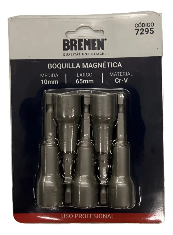 Boquilla Magnetica 10x65mm Blister 5 Unid Bremen 7295