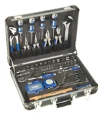 Set Juego Herramientas Caja Tubos 97p Irimo Maletín Aluminio Gris