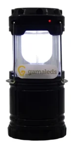 Farol Solar Led Alta Potencia Smd Recargable Usb Camping Ja Negro - Imagen 3