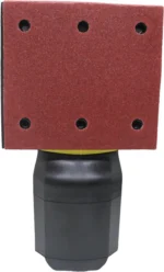 Lijadora Orbital Eléctrica 240w C/accesorios 110x100mm Dogo Amarillo 50/60 Hz - Imagen 5