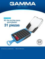 Kit Juego Puntas Gamma Atornillador Estuche Mandril Kit 31pz - Imagen 2