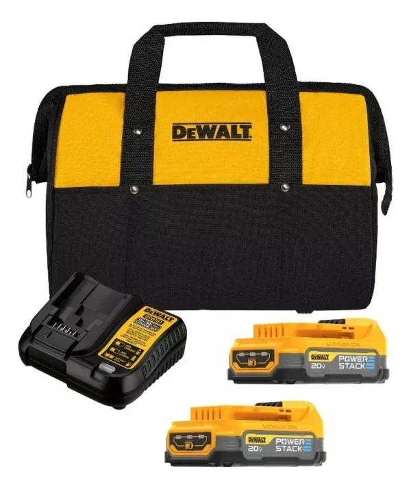 Cargador + 2 Baterias 1.7ah 20v Powerstack Dewalt Dcbp034e2