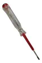 Destornillador Buscapolo Chico 220v Rango 100-1000v Ac Transparente Y Rojo - Imagen 3