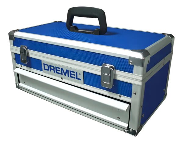 Maletin De Aluminio Para Minitorno Dremel 2610031552 Azul