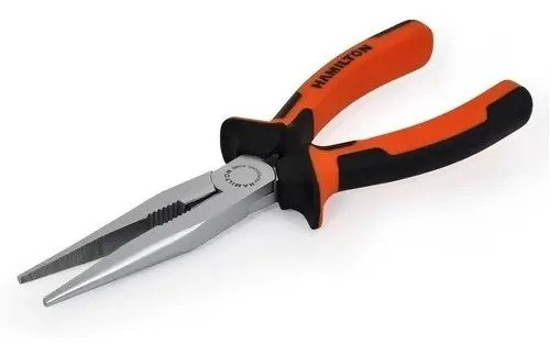 Pinza De Punta Media Caña Hamilton 8 Pulgadas 200 Mm Apm80