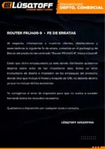 Fresadora Router 1400w Lusqtoff Boquillas + Guía Paralela - Imagen 5