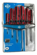 Set Juego 6 Destornilladores Bulit Mango De Goma Serie 700 - Imagen 2
