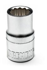 Tubo Bocallave Encastre De 1/2 Estriado 25mm Bremen 3477 - Imagen 2