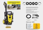 Hidrolavadora 100 Bar Dogo Nexus 1400w New Model C/ Ruedas Amarillo/negro - Imagen 3