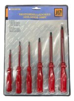 Juego Set 6 Pcs Destornilladores Aislado 1000v Des8708 - Imagen 2