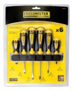 Set Kit Juego Destornilladores 6 Piezas Crossmaster 9940994 - Imagen 6