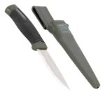 Cuchillo Bahco Sb2446 Laplander Inoxidable 10 Cm Con Funda Verde Oscuro