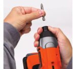 Atornillador Impacto 1/4 Hex Black Decker Bateri 20v Bdci20c Rojo 50 - Imagen 2