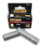 Grapas 10mm X 10,6mm X 1,2mm 500u Grampa Crossmaster 9932335 Plateado - Imagen 4