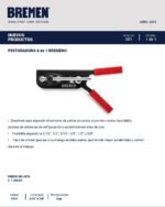 Pestañadora Refrigeracion 6 En 1 Bremen 3/16 A 5/8 Cod: 2911 - Imagen 3
