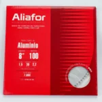 Disco Ingletadora Aluminio 100 Dientes 200mm 8puLG Aliafor Gris - Imagen 2