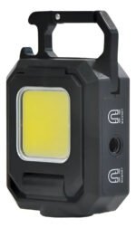 Linterna Llavero Doble Led 2cob + 1xpe C/iman Recargable Ja Led Negro - Imagen 2