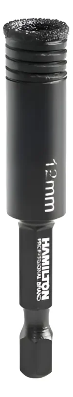Mecha Copa Diamantada Hamilton De 12 Mm Ceramica Porcelanato - Imagen 2