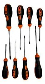 Juego De 3 Pinzas Y Destornilladores Imantado 11 Pcs Ja Negro Y Naranja - Imagen 8