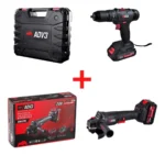 Taladro Percutor 13mm 20v + Amoladora Bruhsless 3 Vel Adv3 - Imagen 2