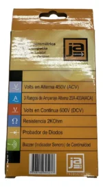 Pinza Amperometrica Chica Digital Tester Buzzer Ja-87 Oferta - Imagen 3