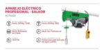 Aparejo Electrico 300/600kg 12mt Cable Acero /comando Dista - Imagen 2